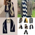 thumbnail image 2 of Women Winter Neck Warmer Scarf Cold Weather Cartoon Thicken Neck Wrap, 2 of 17
