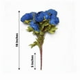 thumbnail image 4 of BalsaCircle 2 Bouquets Royal Blue 19 in Artificial Peony Flowers Silk Floral Bushes Party Events Decorations Supplies, 4 of 8