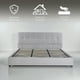 thumbnail image 3 of Ilios Innova | Base de Cama King Size Tapizada en Tela Gris con Cabecera Capitoneada, Estructura de Madera y Somier de Tablillas Resistentes, 3 of 9