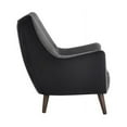 thumbnail image 4 of Sunpan Sorrel 15.5" Mid-Century Fabric Lounge Chair in Gray/Abbington Black, 4 of 8