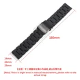 thumbnail image 4 of Correa de reloj DIESEL Dz7430 7370 7396 con esfera grande RED MAGIC Black Warrior de acero recubierto de silicona de 26 y 28 mm, accesorios de repuesto, 4 of 5