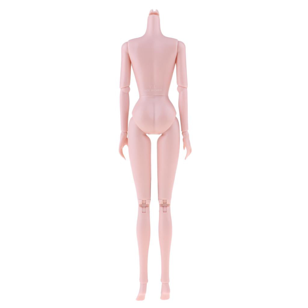 1/6 BJD Doll Fexible Nude Body Model Girl Female with Medium Chest for  Dolls - Walmart.com