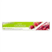 Smart Shopper Pinch & Seal Zipper Storage Bags, Gallon, 16 Ct