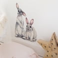thumbnail image 3 of Pegatina de Pascua, pegatina de pared de dibujos animados de conejito, decoración de pared extraíble para el hogar, guardería, 3 of 7
