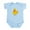 Sky Blue, variant on CafePress - Duck Infant Bodysuit - Baby Light Bodysuit, Size Newborn - 24 Months