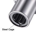thumbnail image 4 of Unique Bargains LMF25GA Roulements à Billes Linéaires 25mmx40mmx59mm Ronde Cage en Acier à Bride pour Imprimante 3D CNC Machine, 4 of 5