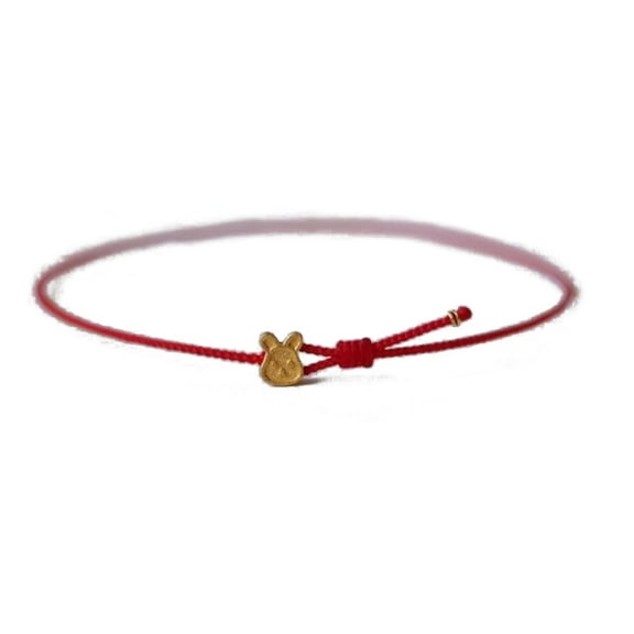 ZPAQI 12 Chinese Zodiac Sign Animal Charm Bracelet Adjustable Lucky Red Bracelet