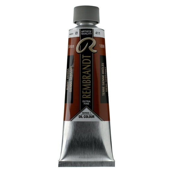 Rembrandt Artists' Oil Color, 150ml, Burnt Sienna