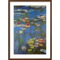 thumbnail image 2 of Art.com Water Lilies No. 3 Art Print by Claude Monet, Brown Frame Wall Art, 21" x 29", 2 of 5