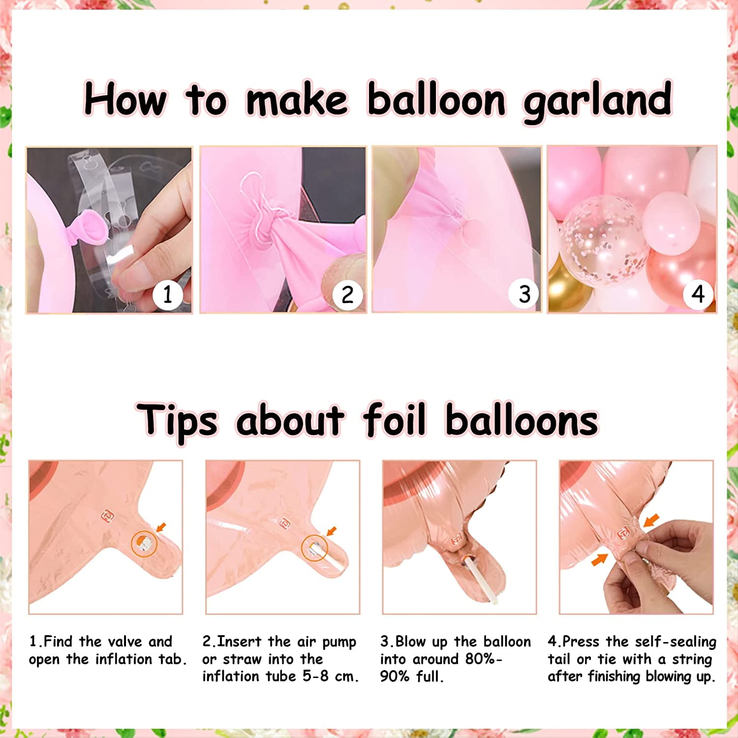 Baby Girl 1st Floral Birthday Decorations, Isn't She Lovely Isn't She Onederful Boho Floral Backdrop Pink, Rose Balloon Garland Arch One Highchair Banner for Baby Girls 1st Birthday Party