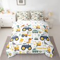 thumbnail image 2 of Castle Fairy Kawaii Dinosaur Boy Twin Bedding Sets 7-Piece,Kawaii Truck Bedding Comforter Set Microfiber,Car Theme Breathable Sheet Sets,Lightweight Room Decor,Reversible, 2 of 8