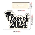 thumbnail image 2 of Lefu Graduation Party Decoration 2024 Graduation Table Wooden Centerpieces Sign Party, 2 of 9