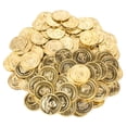 thumbnail image 3 of Set de monedas y gemas piratas de plástico dorado (240 piezas), 3 of 5
