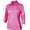 Berry, variant on Monterey Club Women's Artsy Animal Emboss Long Sleeve Golf Polo Shirt #2444