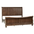thumbnail image 3 of Liberty Furniture Rustic Traditions California King Sleigh Bed - Cherry, 3 of 8