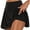 Black, variant on HIMONE Sexy Womens Camouflage Athletic Skirt with Shorts Casual Biker Workout Skorts Sport Fitness Yoga Skirts