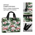 thumbnail image 4 of 16" Laptop Tote Bag Laptop Sleeve Case Computer Briefcase for Work & Travel Flamingo and Tropical Leaves, 4 of 8