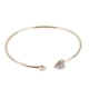 thumbnail image 1 of Pulseras para mujer, regalos para mujer, pulsera para mujer, pulsera con apertura de cristal en forma de corazón, paño de cocina de colores acrílicos, 1 of 3