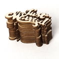 thumbnail image 4 of 60 Pack Me Too Wood Letters Scene Props Wooden Handwriting Style Exquisite Pendant Letter Decor Crafts, 4 of 10
