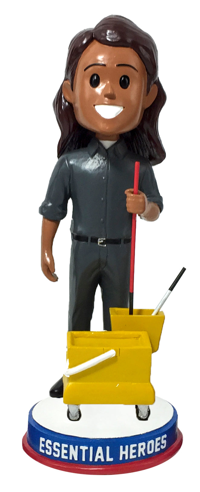 Janitor Housekeeper Sanitation Personnel Essential Heroes Bobblehead