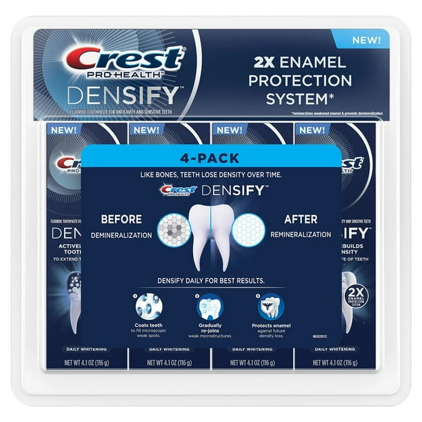 Crest ProHealth Densify Daily Whitening Fluoride Toothpaste, 4.1 Ounce