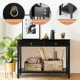 thumbnail image 6 of Costway Console Table Storage Shelf Modern Sofa Table w/ Drawer Entryway Hallway Black, 6 of 10