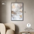 thumbnail image 5 of Burnished Patina Framed High-Gloss Acrylic Glass Wall Art Gemstone Abstract Art by Art Remedy, Black Frame, 24 x 36, 5 of 7