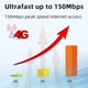 thumbnail image 2 of Enrutador inalámbrico de 150Mbps 4G, cobertura amplia, módem WiFi de banda ancha móvil, 2100mAh, 2 of 8