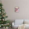 thumbnail image 3 of Stupell Industries Santa & Reindeer Bonfire Scene Holiday Painting Gray Framed Art Print Wall Art, 3 of 5