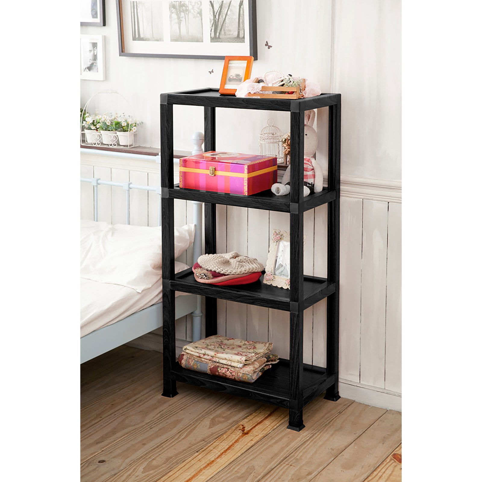 Way Basics Westminster Eco 4 Shelf 48'' Etagere Bookcase