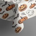 thumbnail image 5 of Halloween Pumpkins Ghosts and Bats Square Tablecloth,Waterproof Square Table Cover,Wipeable Spillproof Washable Table Cover for Home Kitchen Party Decor 42"X42"(107x107cm), 5 of 6