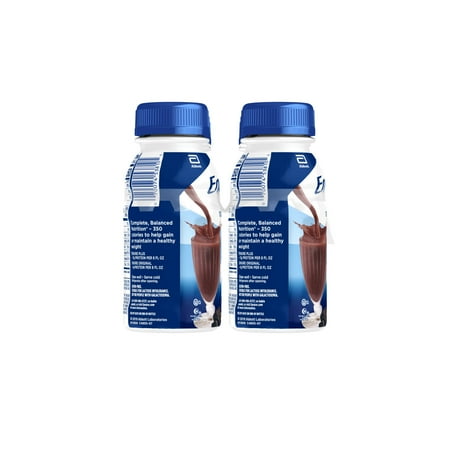 Ensure Plus Nutrition Shake with 16 grams of high-quality protein, Meal Replacement Shakes, Dark Chocolate, 8 fl oz, 6 count