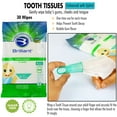 Brilliant Tooth Tissues with Xylitol Bubble Gum Flavor Teeth Wipes