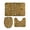 color-1, variant on Brown Leopard Print Bathroom Rugs Set 3 Piece with Non-Slip Bath Rugs Toilet Lid Cover U-Shaped Contour Toilet Mat Rustic