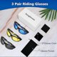 thumbnail image 3 of Sunglasses, Cycling GlassesUV400 Sports Sunglasses Dirt Bike Goggles Motorcycle Goggles Polarized Sports Sunglasses for Men Women Running Cycling Fish, 3 of 4