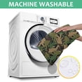 thumbnail image 6 of Green Camouflage Bigfoot Pattern Square Tablecloth,Waterproof Square Table Cover,Wipeable Spillproof Washable Table Cover for Home Kitchen Party Decor 52"x52"(132x132cm), 6 of 6