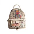 thumbnail image 4 of Ladies Fashion Backpack Mini Backpack Women PU Leather Shoulder Bag Cute Cartoon Multi-Function Small Bagpack Female, 4 of 4