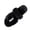 Black 4, variant on Wensltd Womens Memory Foam Fuzzy Slippers Indoor Flat Home Slippers Open Toe House Shoes