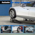 thumbnail image 5 of 2 Pack Hydraulic Car Ramps 5T 10000lbs Low Profile Car Lift Service Ramps Truck Trailer Garage, Height Hydraulic Vehicle Ramps for Car Repair, 5 of 7