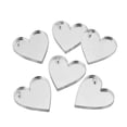 thumbnail image 1 of Etiqueta personalizada con grabado de espejo, decoración de acrílico con agujero para boda, corazón de amor, nombre de fiesta, bautismo de bebé, regalo personalizado, 20/50/100 piezas, 1 of 4