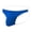 1Pack:Blue, variant on Mens Sexy Thong Underwear Ball Pouch Low Rise Tagless G String Black L