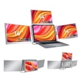 thumbnail image 1 of Mr. Gadgets Triple Monitor Portatil Para Laptop 14 Pulgadas, Modelo S780, 16:10 1200p, Ips, Usb C, Usb A, 1 Cable 3 Pantallas, On The Desk, Srgb 100%, Compatible Con Windows, Mac Os, M1, M2, M3, M4, 1 of 6