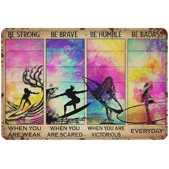 Metal Tin Sign Large Destination Journey Home Reading Vintage Tin Poster Metal Sign Wall Decoration Country Kitchen Home Garage Decor 8"x12"