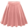 thumbnail image 6 of Posijego Girls Velour Skirts Elastic Waist Flowy Velvet Skirt Vintage Party A-Line Skirt Little Girls, 6 of 9