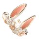 thumbnail image 2 of Anillo de banda abierta de conejo anillo animal anillo abierto joyas de joyería accesorio de moda, 2 of 5