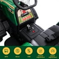 thumbnail image 6 of Outfunny 24V Ride on Toy for Big Kids, Powered Ride On Tractor with Trailer & Remote - Green, 6 of 9