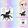 thumbnail image 3 of 24Pcs Unicorn Silhouettes Mason Jar Decor Star Moon Laser Cut Cardboard Scrapbook Cutouts Die Cuts PVC for Crafting Lantern Jars Wall Painting Window Glass Phones 3.9x3.5Inch-No Sticker, 3 of 9