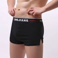 thumbnail image 6 of Men's Boxer Briefs Mens Compression Underwear Men No Ride up Underwear Designer Men Short Leg Briefs Boyfriend Mens Quick Y 2xl Soft Undies No Ride up Spandex Black L, 6 of 7