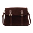 thumbnail image 1 of Bolso Bandolera para Mujer Ante Con Correa Ajustable Viajes, 1 of 9