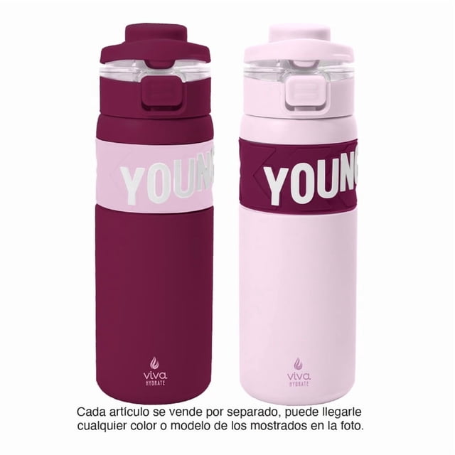 Termo Viva Hydrate de acero inoxidable 650 ml varios modelos 1 pieza